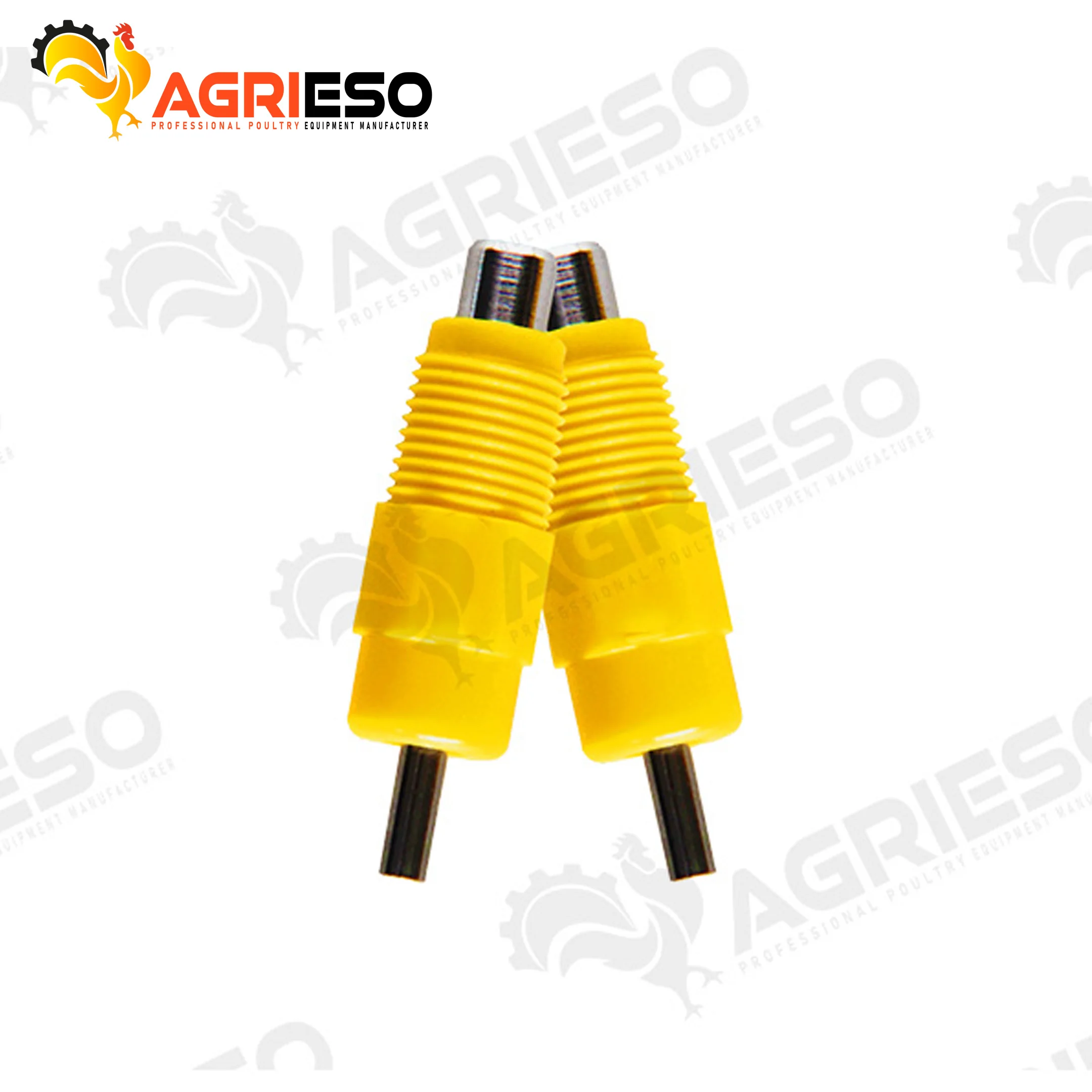 Agrieso 360 Degree Out Automatic Poultry Drinking System Nipples Chicken Poultry Drinker Line With Cup Price for Broiler Chicks