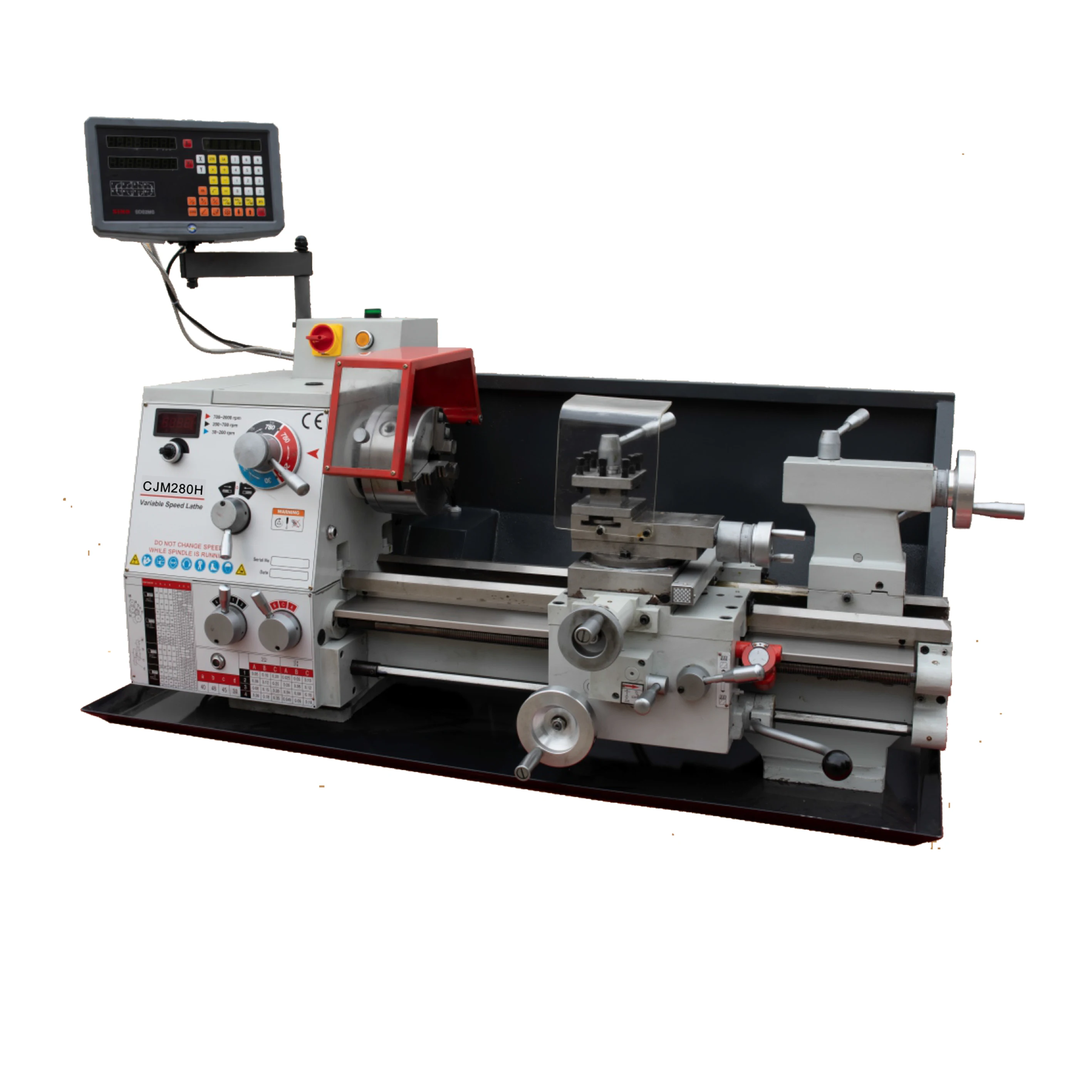 High Precision Bench Mini Lathe Cjm280h With Distance Between Centers