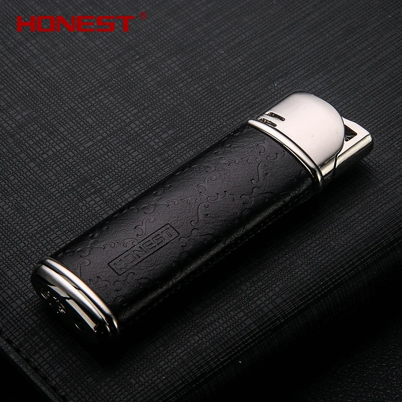 HONEST Creative Gas Lighter Refill Butane Portable Metal Lighter with Exquisite Gift Box Wholesale