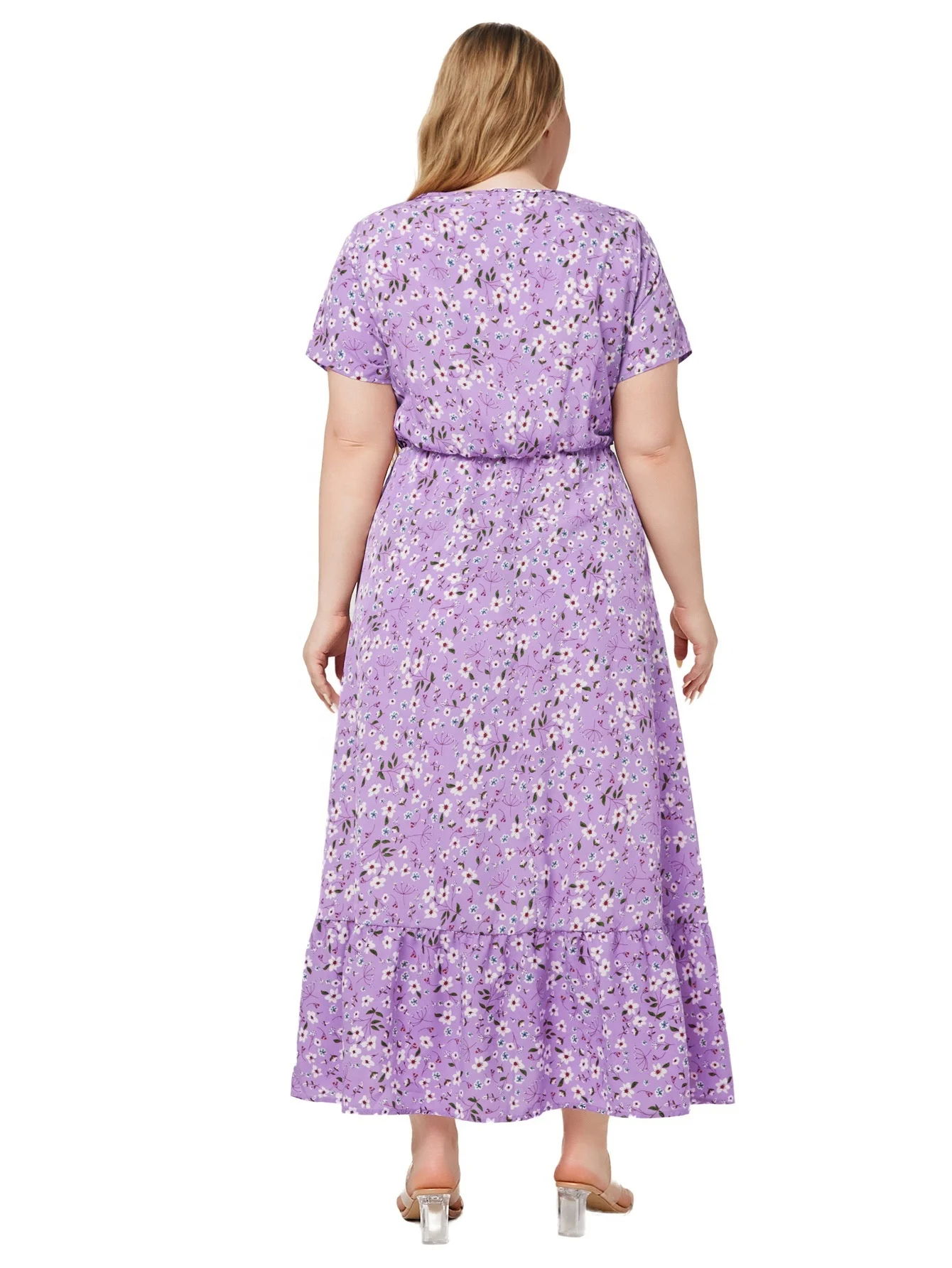 fat lady dresses online China Factory Wholesale Fat Woman Dresses 5XL Fat Casual Dress Floral Plus  Size Fat Dress