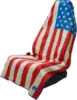 Bandera americana con broches