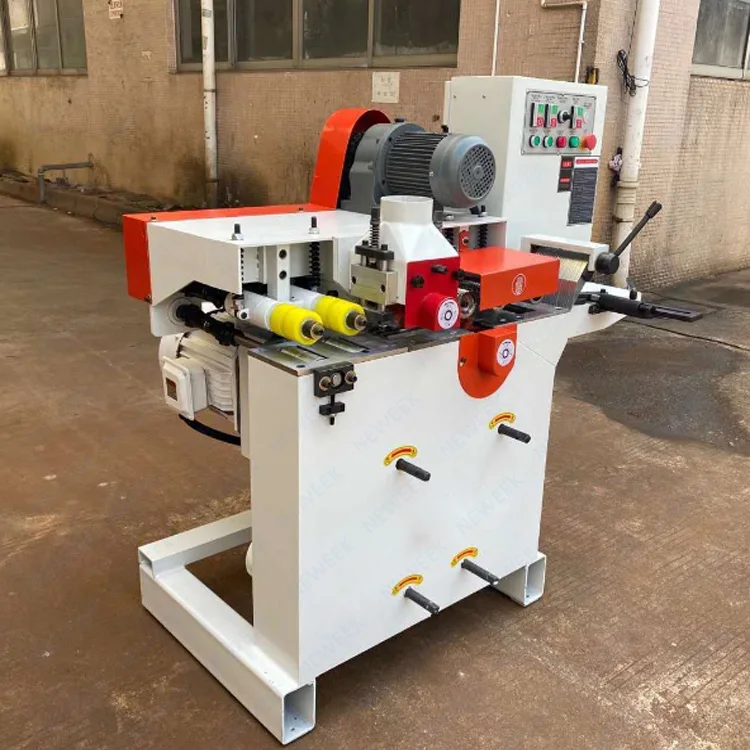 NEWEEK Multiple Stair Railing Rod Sanding Wood Broom Mop Stick Making Wood Round Sticks Sander Machine