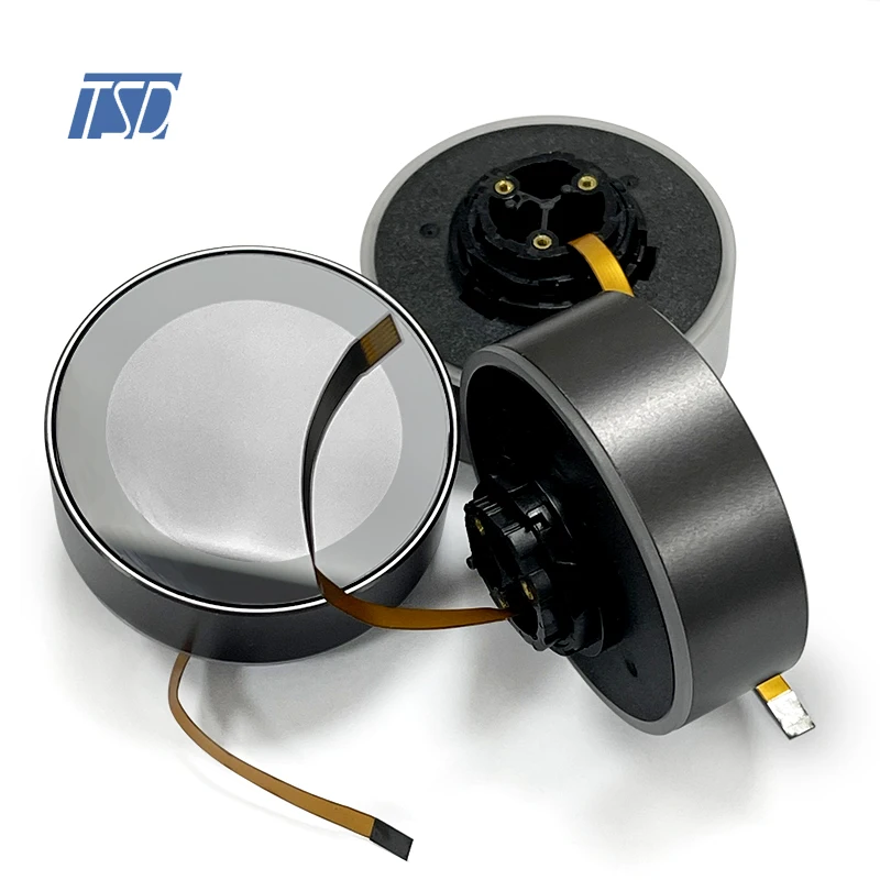 Intelligence appliance knob display 1.3 inch round ips tft lcd module rotary switch for white goods