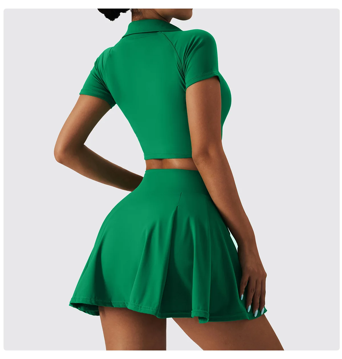 Custom Sportswear Quick Dry Fitness Running 2in1 Skirt Women Golf