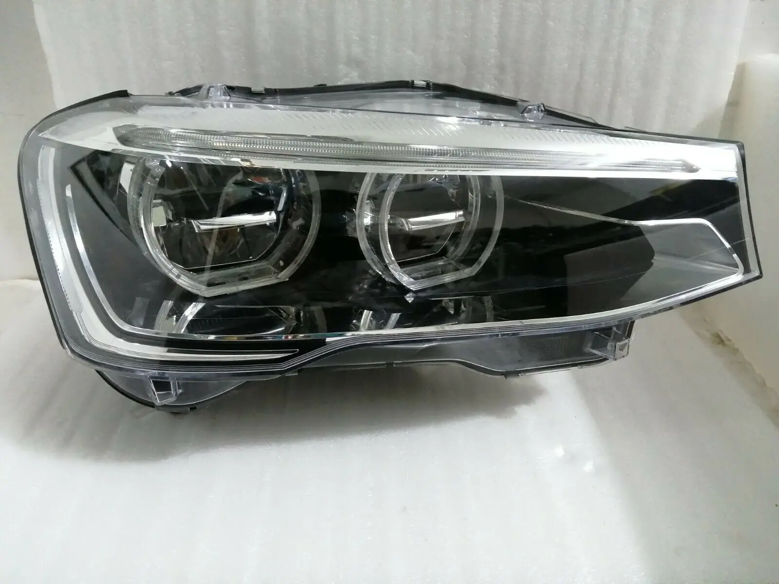 Paire De Sourcils De Phare Noirs Pour BMW X3 F25 / X4 F26 (2014-2018) - Couvre-paupière Phare Décoratif