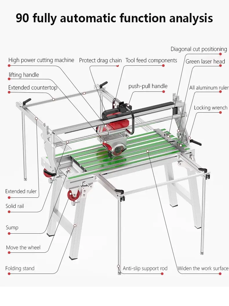 Portable Table Saw Cutting Machine Tile Cutter 9231-1200 Cheap ...