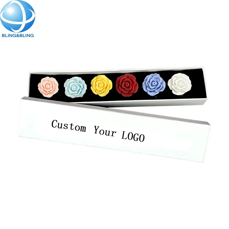 White Enamel Peach Flower Gold Tone 17 mm Button Clip Clasp Removable Button Covers for Women Shirt DIY Decoration Accessories