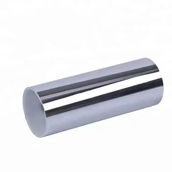 1.52mX18m High Quality Air Bubble Free Super Chrome Mirror Glossy Silver Auto Vinyl Decal Stickers Paper Car Wrap Films