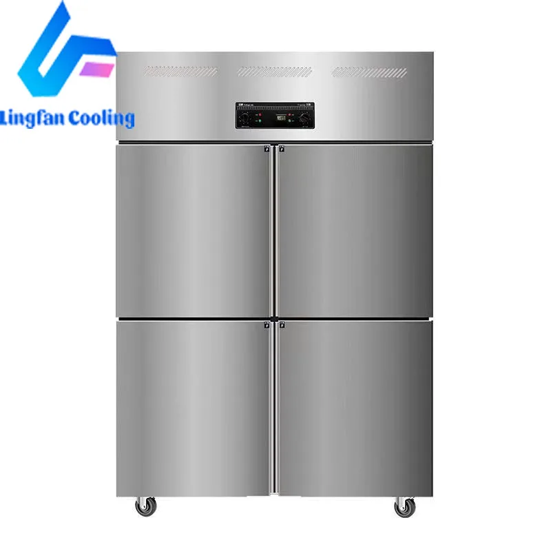 Four-door Refrigerator with Separate Freezer Compartments