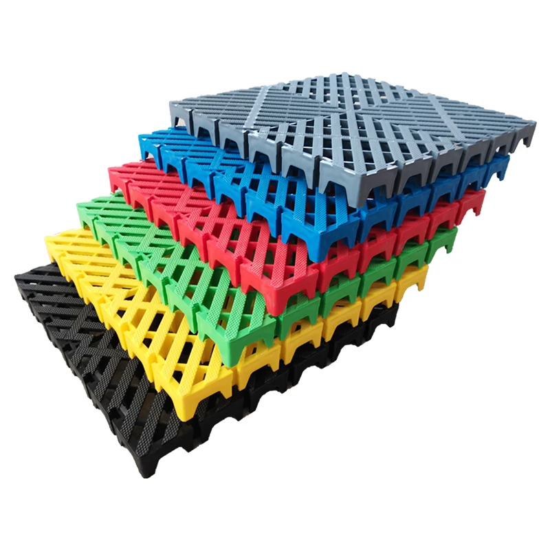 Plastic Interlocking Tiles