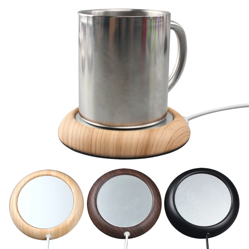 Cup Warmer,USB Powered Electric Heating Base Plate Mat Coffee Cup Mug Warmer for Home Office Use