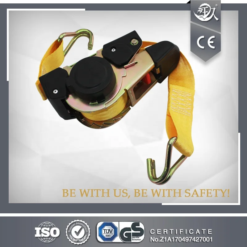 Auto Retractable Ratchet Tie Down Straps