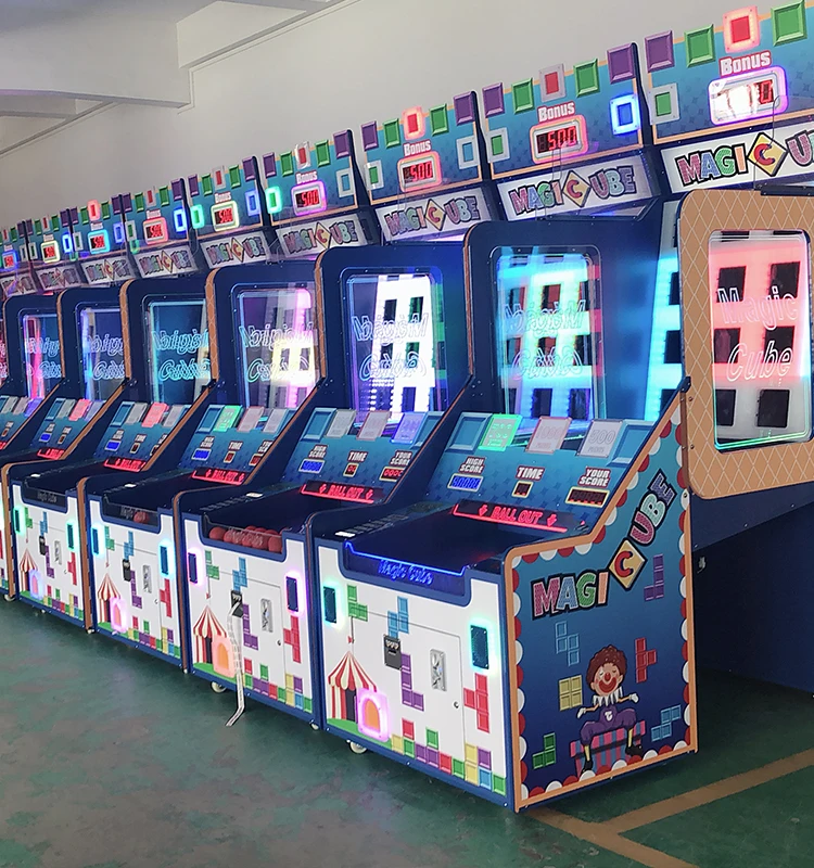 Magic Cube New Arrival Coin Operated Ticket Redemption Arcade Games Machines for Sale Throw Ball