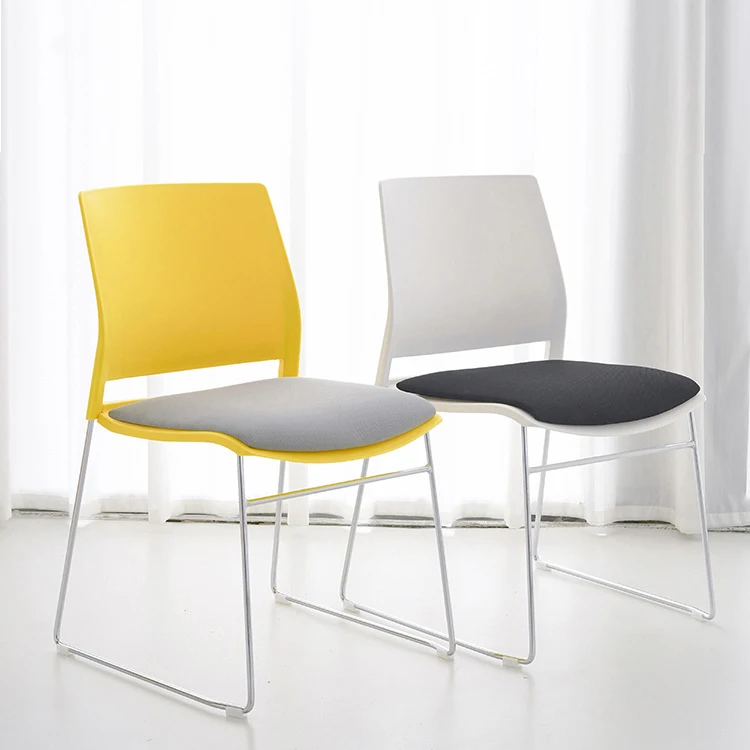 Modern Design Commerical Furniture Plastic Visitor Chair Stackable Conference Training