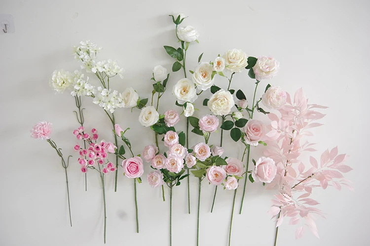 Pink Silk Flower Kissing Ball for Wedding Centerpiece Decorative