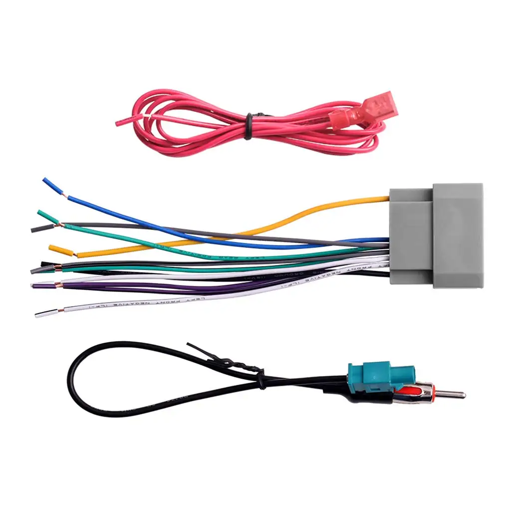 Car Stereo Radio Wire Harness Auto Antenna Adapter for Some Jeep Dodge Chrysler