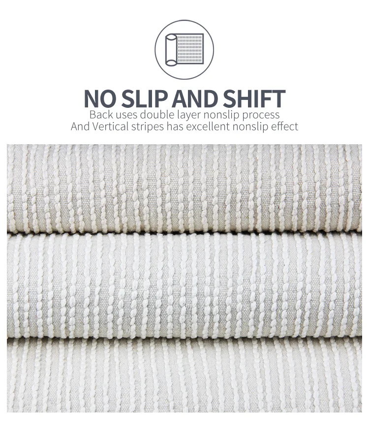 High quality ready made multi design 100% cotton luxury washable runner rugs