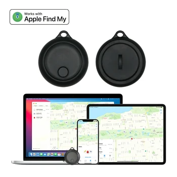 Key Finder Smart Tracker Item Finder Work with Apple Find My Item Locator Anti-Lost Device for Keys, Bags
