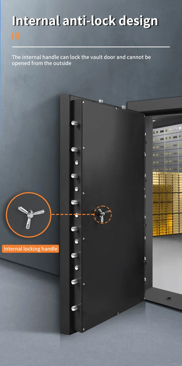 CEQSAFE High Quality Metal Vault Safe Strong Bunker Door Underground Strong Room details