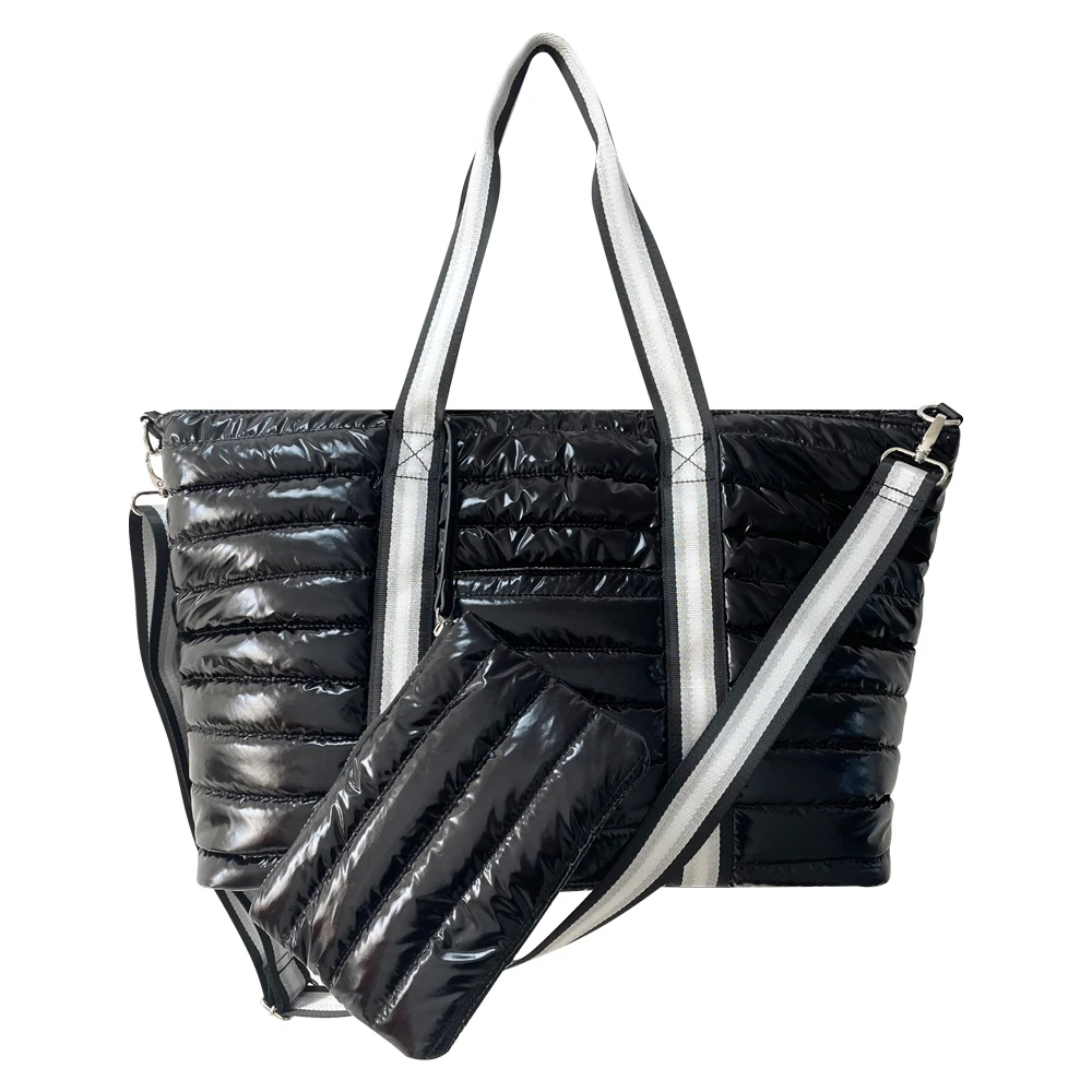 quilted puffer purse