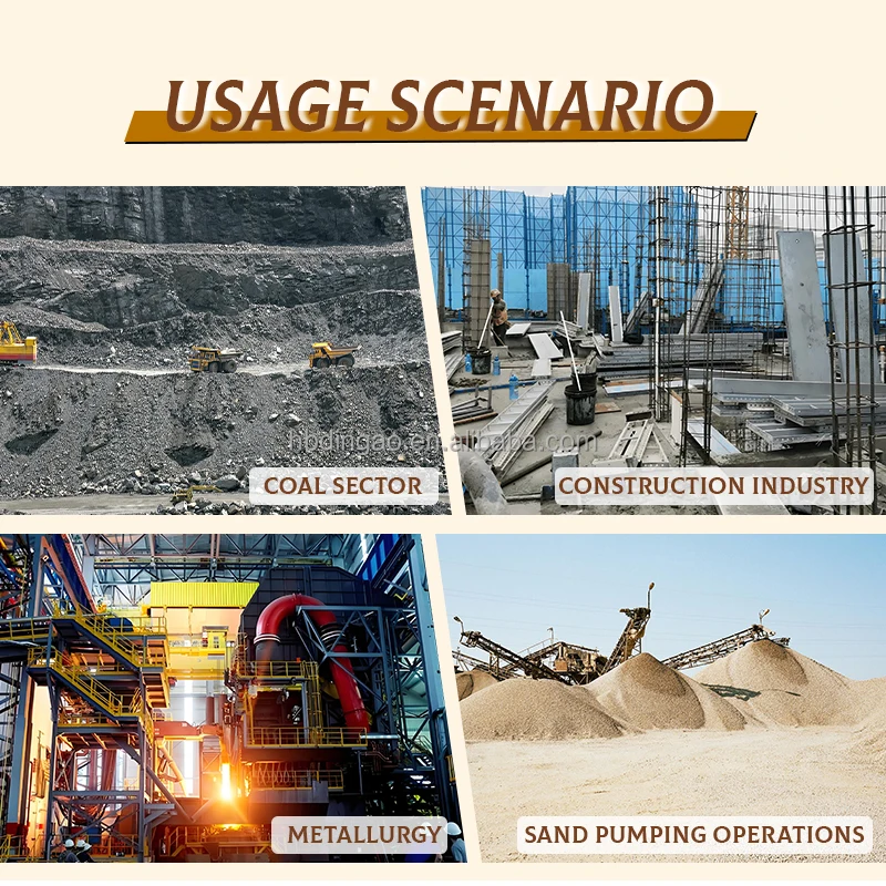 High Pressure High Volume Horizontal Cement Sand Suction Electric Dredge Fly Ash Slurry Delivery Pump