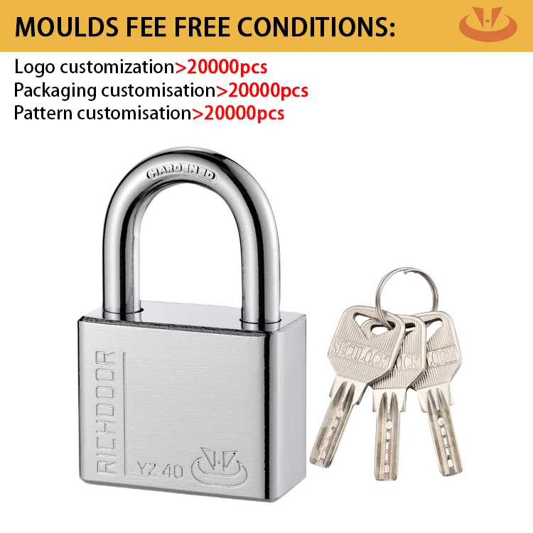 Customise Innovative Padlock Plated Cheap Pad Lock 38mm Brass Padlock ...