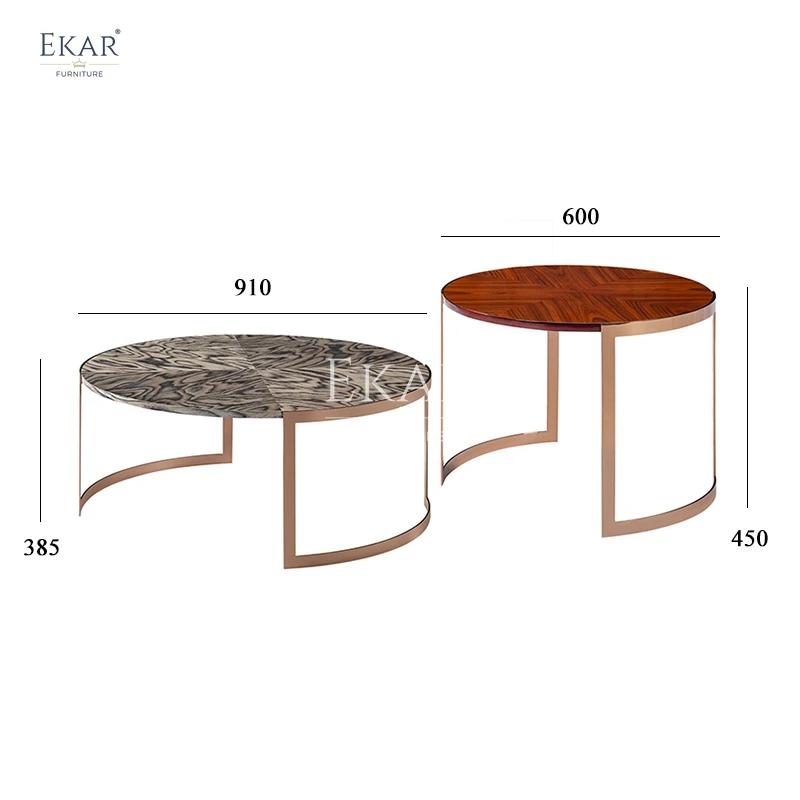 product new design chic modular furniture living room coffee table set-65