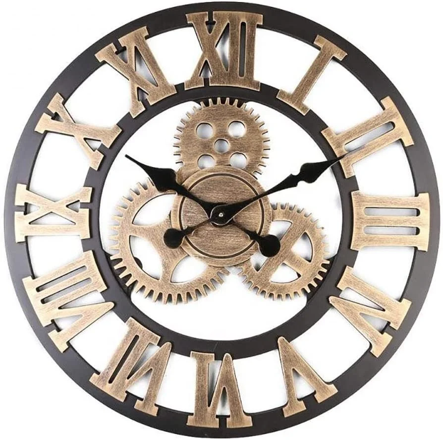 Часы Banjo Clock Gear Wall Antique