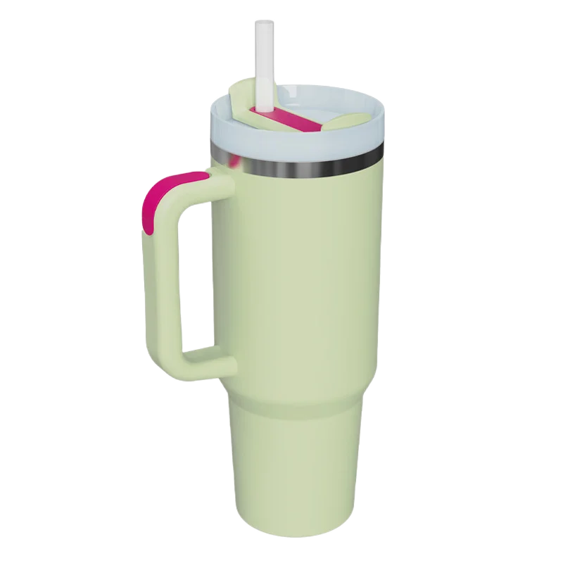 Stanleyquencher H2.0 Flowstate Sublimation Shimmer Leopard Simple