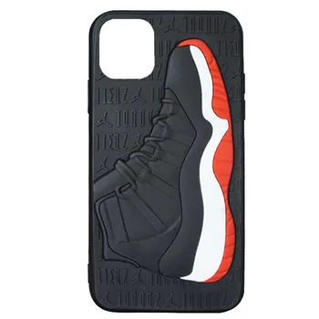 Sneaker Personalized Designer Pattern Soft Silicone Rubber Shoe Mobile Cell Phone Case for iphone 8 plus X Xr 11 12 13 Pro Max