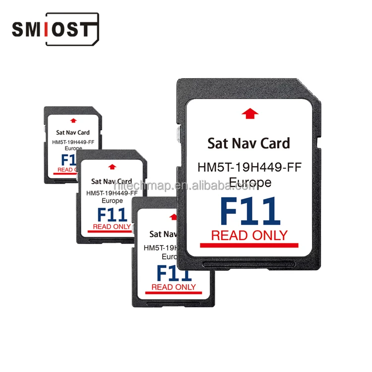 SMIOST Android Sync 3 for Ford Ranger Galaxy Transit Custom 2022 SD Card CID Kuga Edge 2013 Mondeo 2023 F11