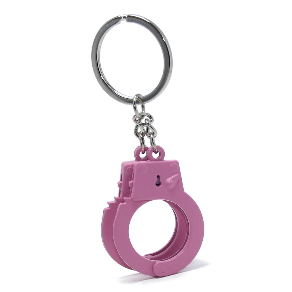 Handcuffs Key Chain EDC Handcuffs Keychain - Stress Relief & Fashion Accessory