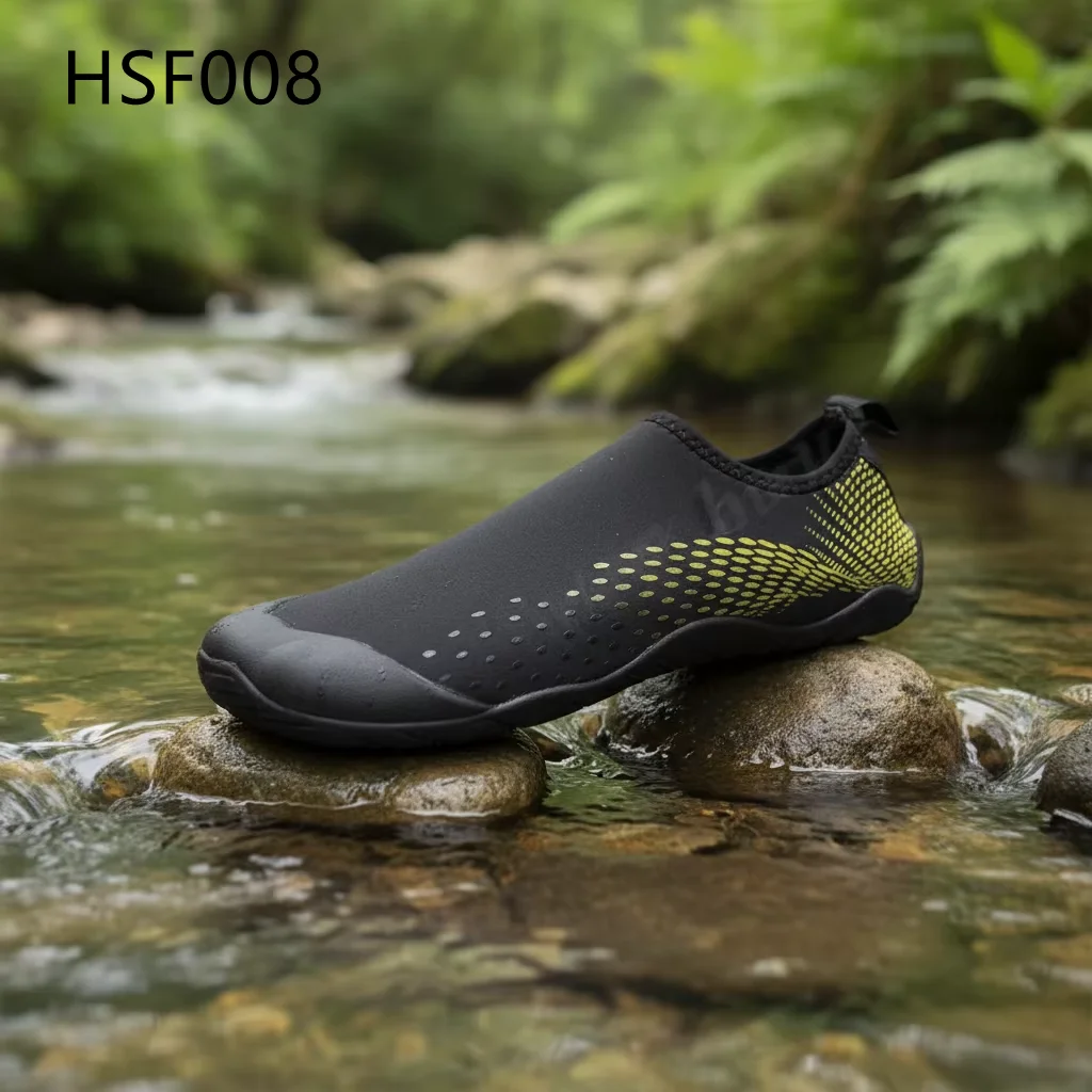 HY,Factory Price Water Sports Anti-slip Rubber Sole Swimming Shoes Shallow Water Wading Quick-drying Snorkeling Shoes HSF008