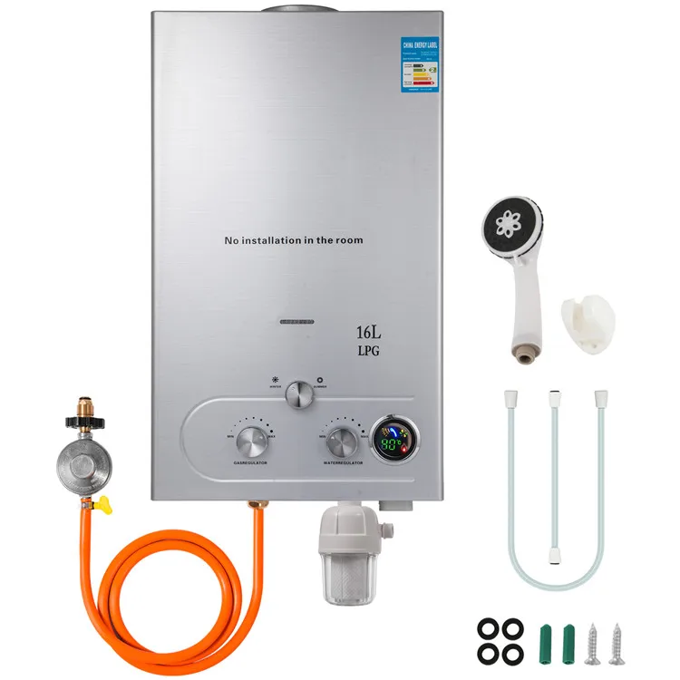 Source Gas Regulator 16L LPG Tankless Water Heater on m.alibaba.com