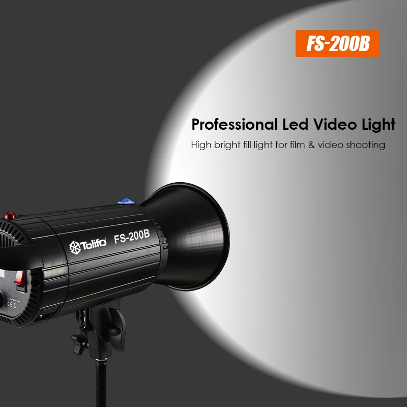 Tolifo Cob Led Studio Lights - 120W & 200W Portable Bi Color