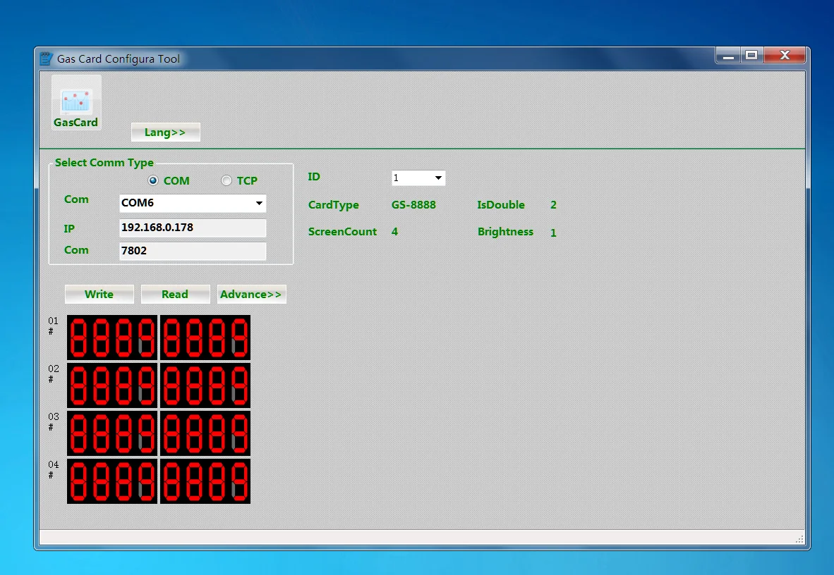 Double Sided LED Gas Price Sign with Multiple Number Formats and Durable Casing Material for Outdoor Use