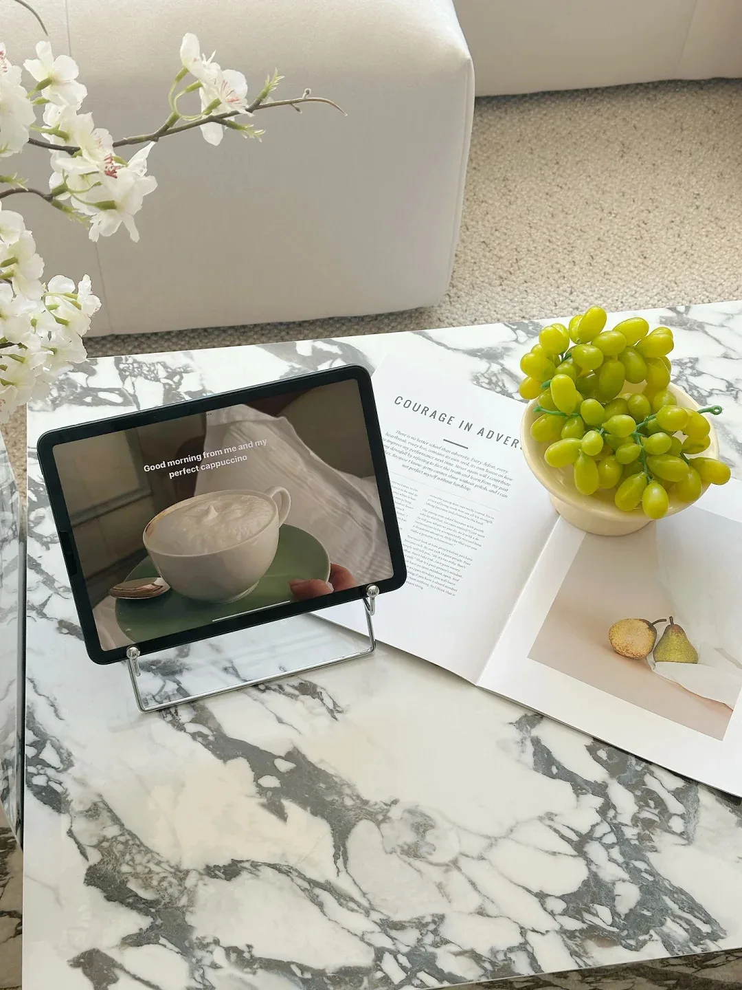 product paia stone luxury natural customized calacatta viola marble modern marble stone furniture low plinth coffee table living room-7