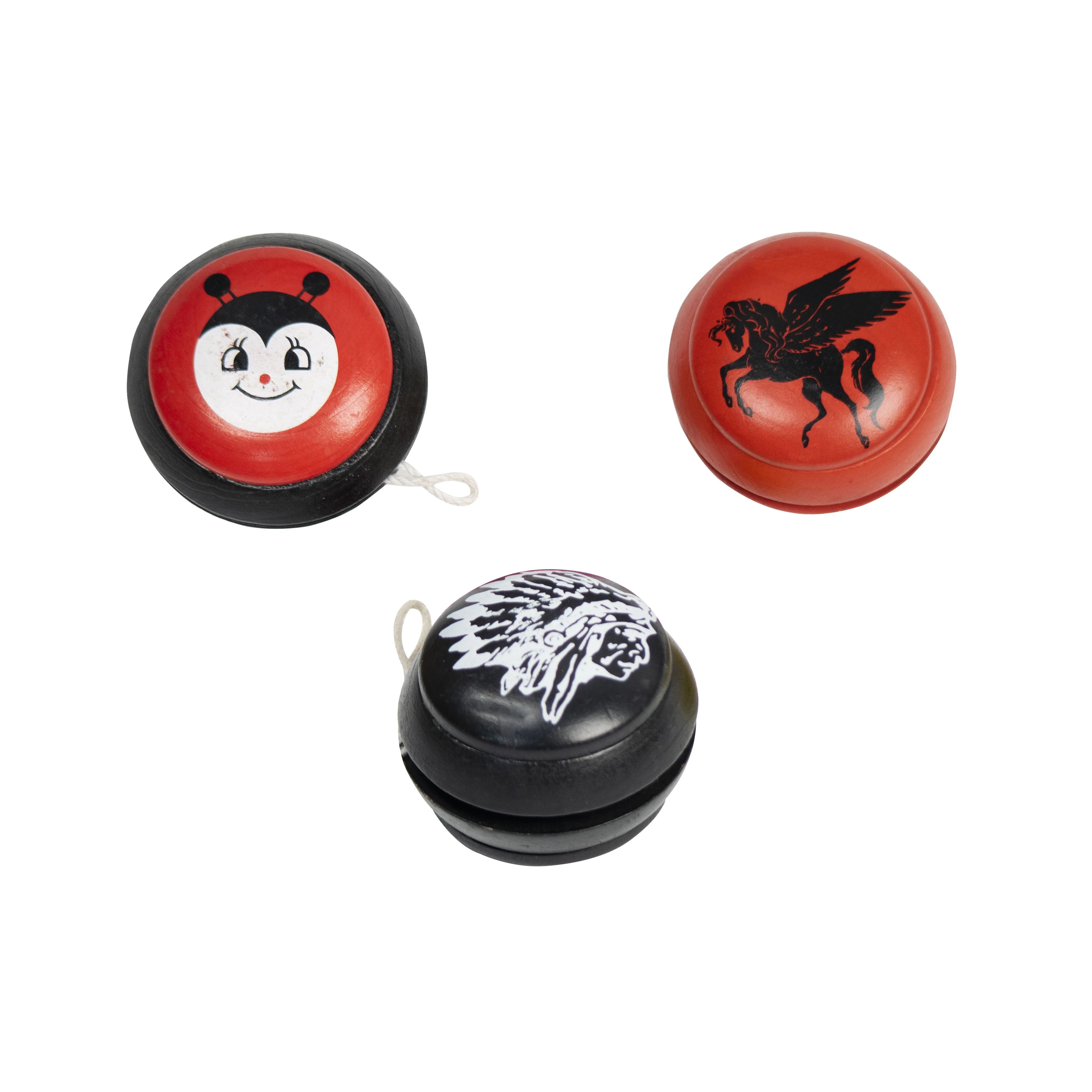 Деревянная мультяшная игрушка YOYO