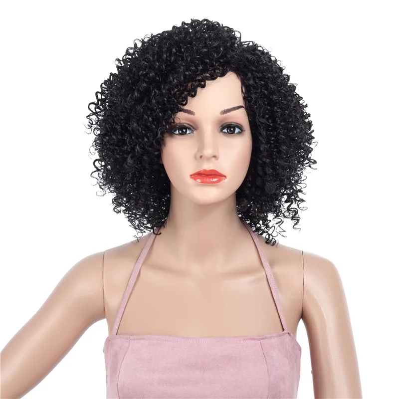 short afro kinky wigs