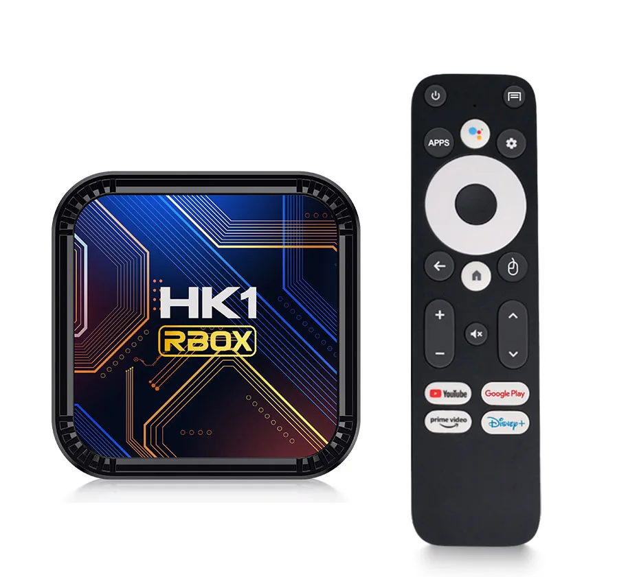 Haoyu Hk1 With Voice Remote Control  Android 13 TV BOX HK1 RBOX K8S RK3528 Dual WIFI 8K Player with BT