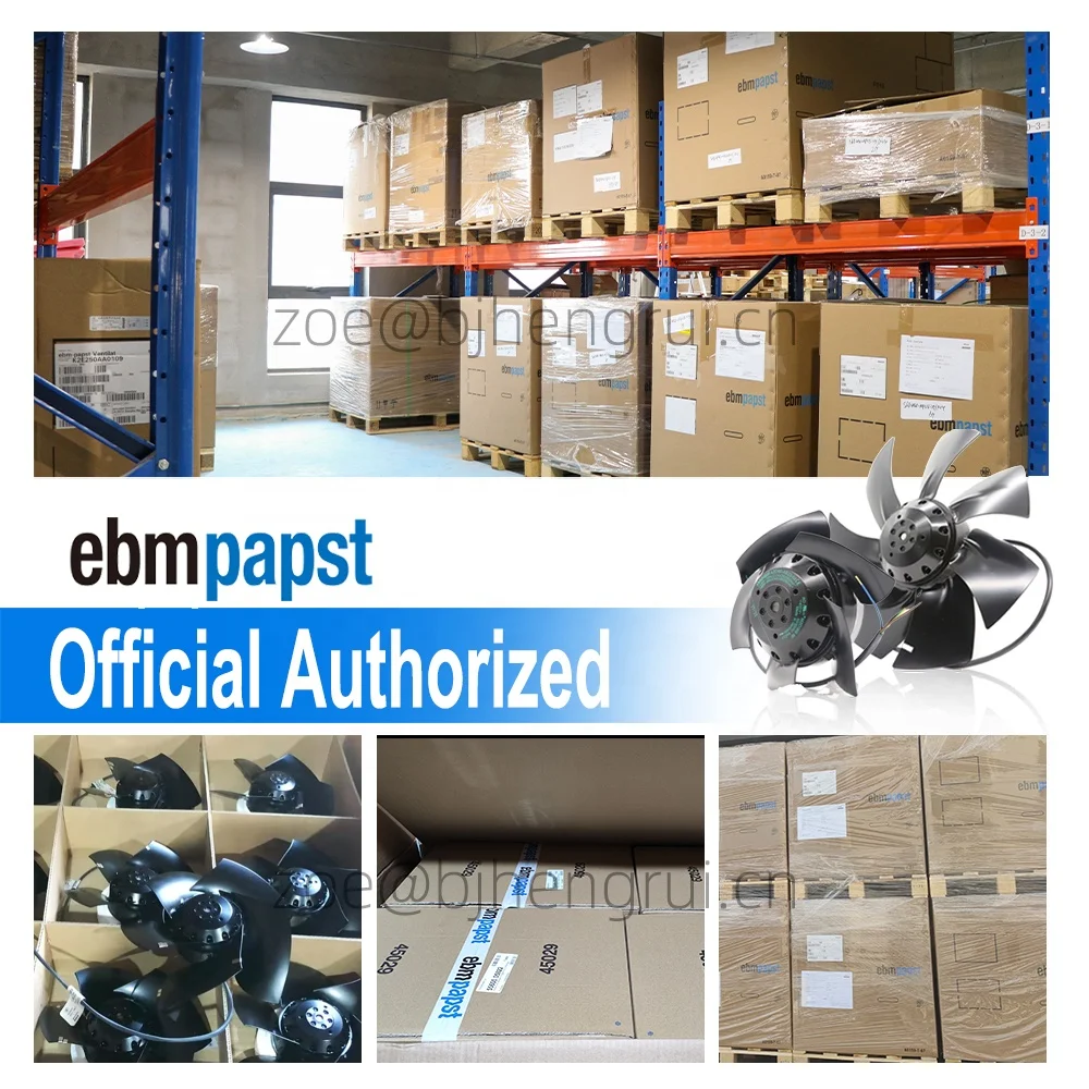 ebmpapst A2D210-AB10-05 IP44 480V AC Axial Cooling Exhaust Fans Price Ball Bearing for Siemens Servo Spindle Motor
