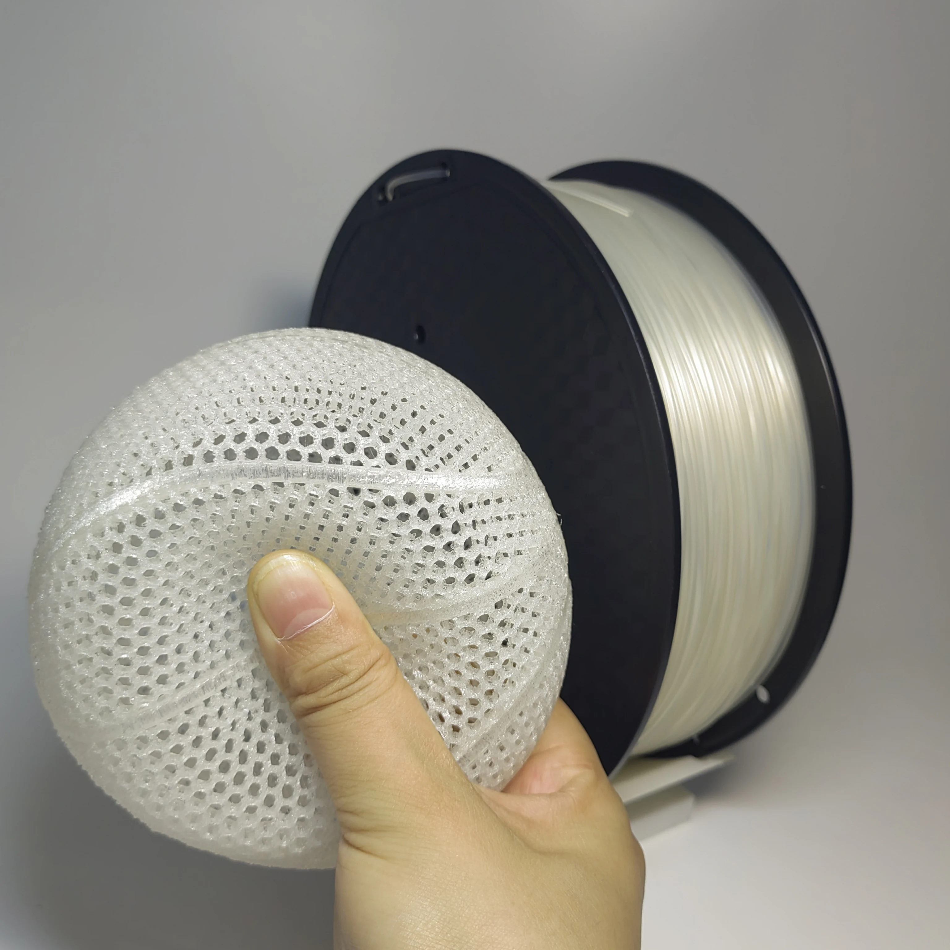 3D Airless Basketball - High-Resilience PEBA Filament