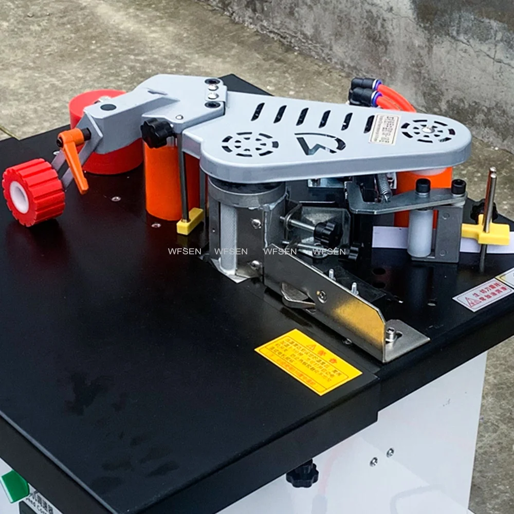 WFSEN CE Manual Handle Small Size Mini Edge Bander Machine for Wood Furniture