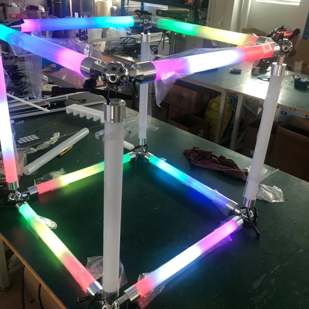 フルカラー360度照明丸型LEDピクセルレインボーバーチューブLED