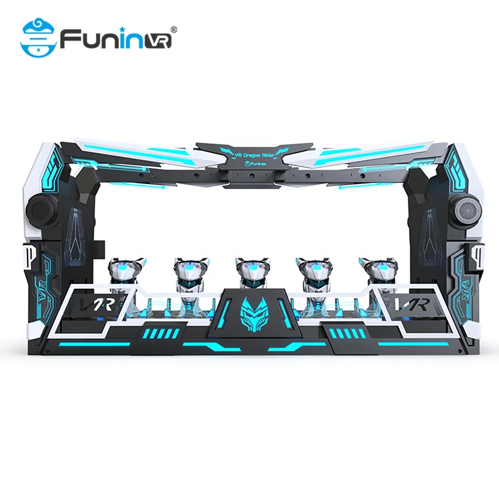 FuninVR Virtual Reality Simulator Price Vr Arcade Game Machine Dark mars  Seats 9d VR Simulator