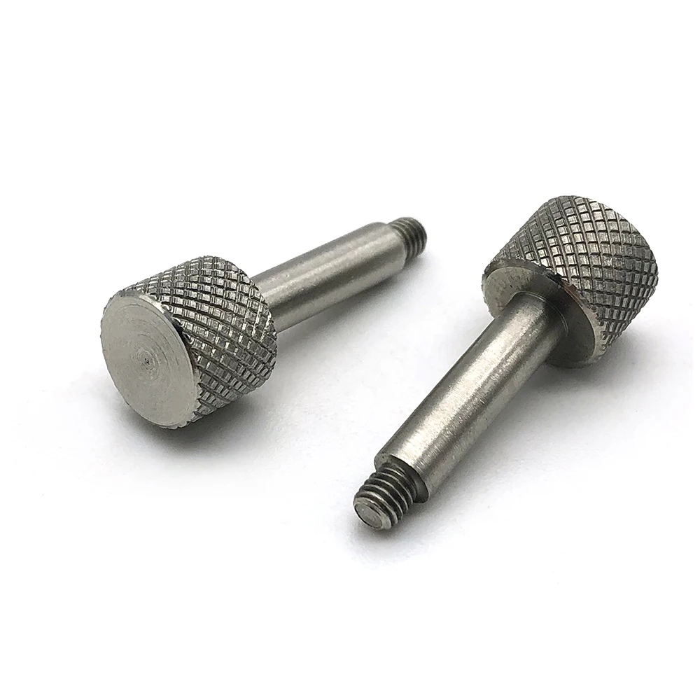 Tornillo de pulgar moleteado M6 de acero inoxidable