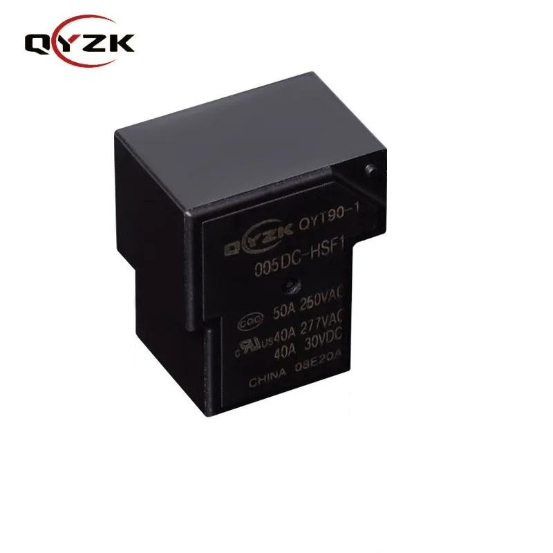 QYZK Automatic Socket 4pins 1NO Coil 5v Dc High Quality High Power Relay Alternative to JQX15F PCB Relay for Air Condition