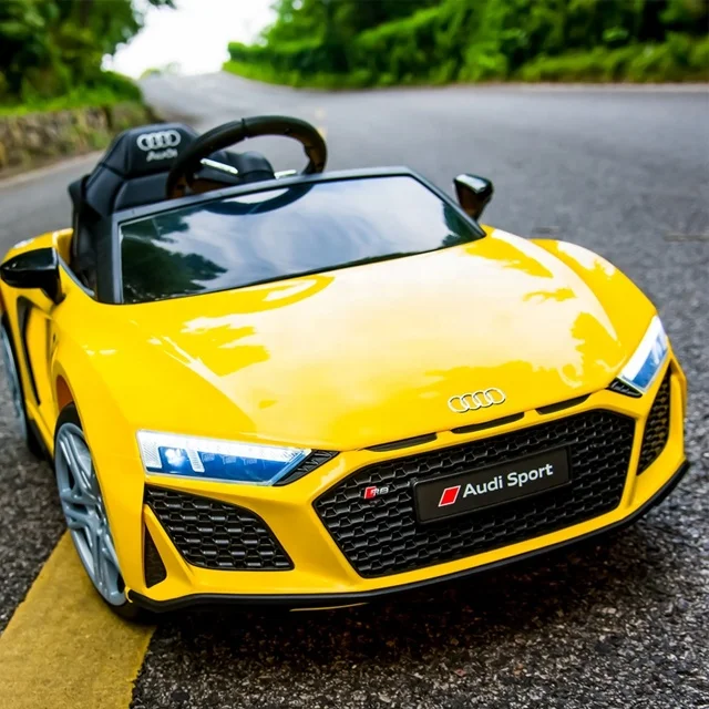 Licensed Audi R8 Spyder 12V Electric Ride-On Car for Kids - Unisex
