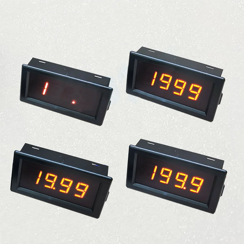 Taidacent Ohm Meter Resistance Tester Ohmmeter Digital DC Resistance Measuring Instrument Fixture Resistance Measure Panel Meter