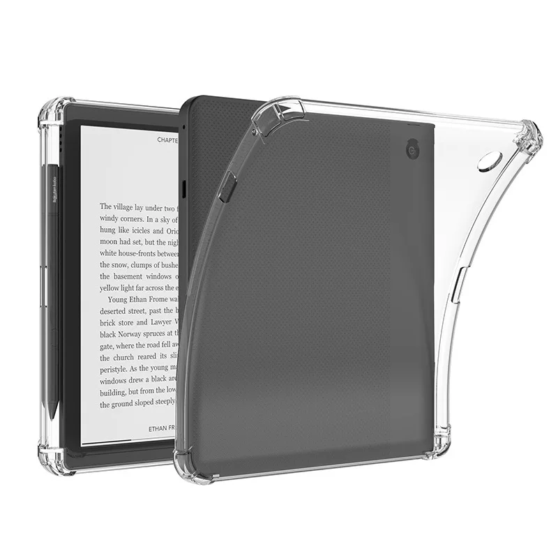 Transparent E-book Case For  KOBO NIA Libra Clara Elipsa 2E 2 Hd 6 Inch E Reader Ebook  Clear Tpu Shockproof  Case